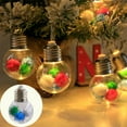 thumbnail image 1 of Vrorvz Christmas Lights Indoor Garland with Filigree Ball Bulbs for Cozy Holiday Decor Versatile for Living Room or Outdoor Display Long Lasting Easy Install Led Strings 78.7in Yellow, 1 of 6