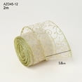 thumbnail image 1 of Vrorvz Christmas Ribbon with Christmas Decorations Gauze Fabric No Wrinkle Super Cute Christmas Tree Decorative for Home Indoor Outdoor 78.7in Clear, 1 of 4