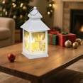 thumbnail image 1 of Vrorvz Christmas Snow Lantern Battery Powered Led Light with Santa Claus Snowman Design for Indoor Decorations Parties Dining Tables Festive Home Decor 5.3x2.4x2.4in Multicolor, 1 of 5