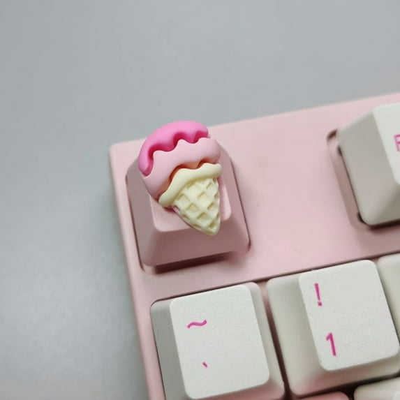 Vrorvz Cute Paw Bunny Keycaps for Mechanical Keyboard Funny Character-Themed Long Lasting ABS Material Universal Suit High Saturation Personalized Decoration Home Office Gaming Gift