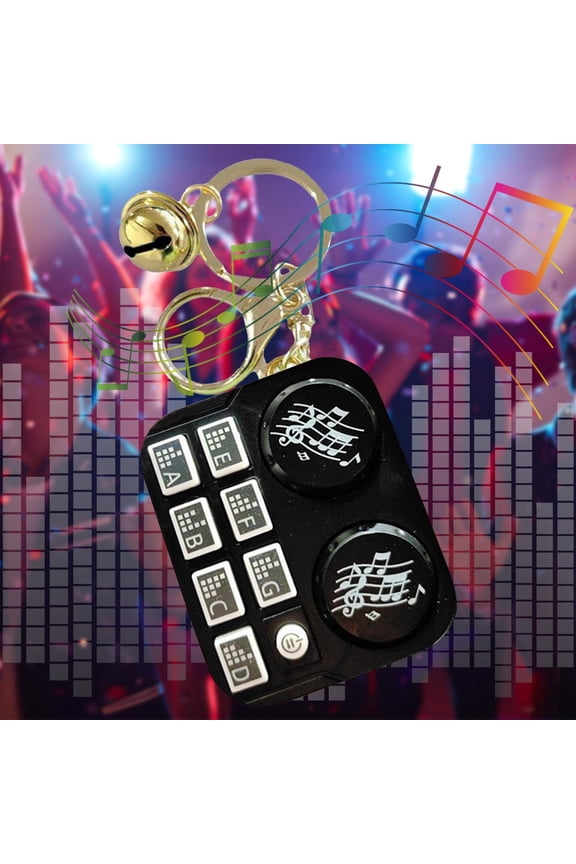 DJ Disc Player Keychain with Realistic Sound Effects Suit for Music Lovers and Metal Sturdy Compact Portable Suit Birthday Holiday Gift for Unique Style Statement