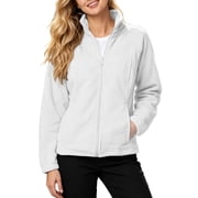 Vrorvz Full Zip Sweatshirt for Women Long Sleeve Mock Neck Jacket Fall Winter Outerwear Jackets with Pockets