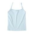 thumbnail image 1 of Vrorvz Girls Cotton Camisole Soft Undershirts Lightweight Spaghetti Strap Breathable Tank Tops 9-14 Years, 1 of 3