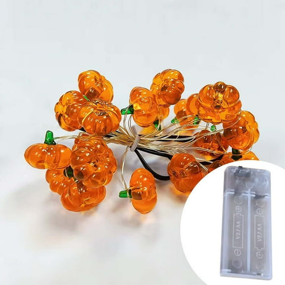 Vrorvz Halloween Ghost LED String Lights Battery Operated for Indoor Outdoor Decoration Suit for Parties Easy Installation Safe Long Lasting 6.5ft 20 LED Bulbs No Plug Needed