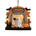 thumbnail image 1 of Vrorvz Halloween Ghost Ornaments with Spooky Cute Decor for Halloween Lovers Versatile Hanging Decoration for Home and Party Featuring Adorable Ghost Scenes 3.1in Multicolor, 1 of 2
