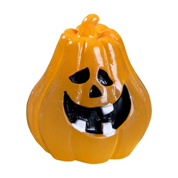 Vrorvz Halloween Miniature Figurine Model with Realistic Textures and Resin Build for Indoor Decor Featuring Stable Display Suit for Desk and Shelf Use 1in Orange