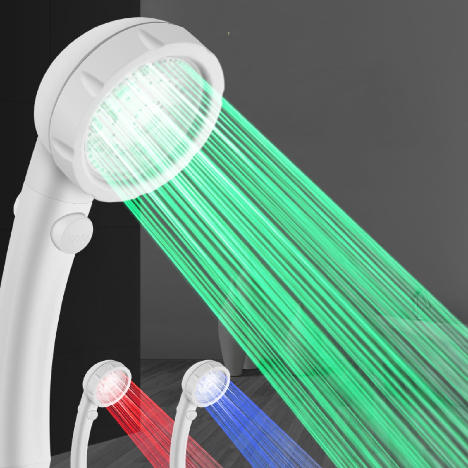 Vrorvz High Pressure Handheld Showerhead with 4 Spray Modes for Home ...