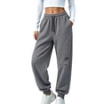 thumbnail image 1 of Vrorvz Jogger Sweatpant for Womens Drawstring Elastic Waisted Pant Casual Athletic Work Joggers with Pockets, 1 of 5