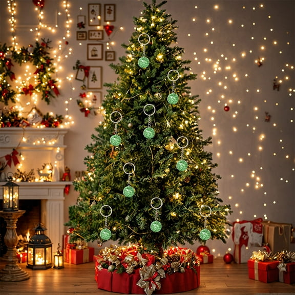 Vrorvz Keychain Plush Ornament for Christmas Gifts with Unique Design and Versatile Use As Bag or Car Pendant for Owl Lovers 1in Green