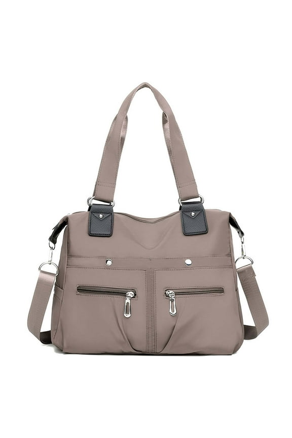 Large Capacity Nylon Shoulder Bag with Multi Pockets and Organizer 14 Inch Laptop Carry On Luggage Travel Backpack Adjustable Detachable Strap for Gym Work School Sports