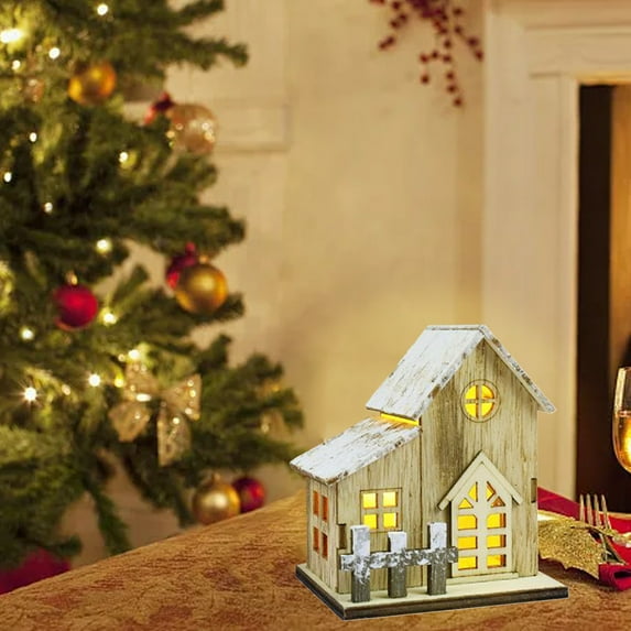 Vrorvz Led Hanging Lantern Christmas Tree Christmas Decorations Indoor Christmas Lights Hanging Christmas Decorations No Wiring Required Battery Included Xmas Parties Festive Mood 8In Beige