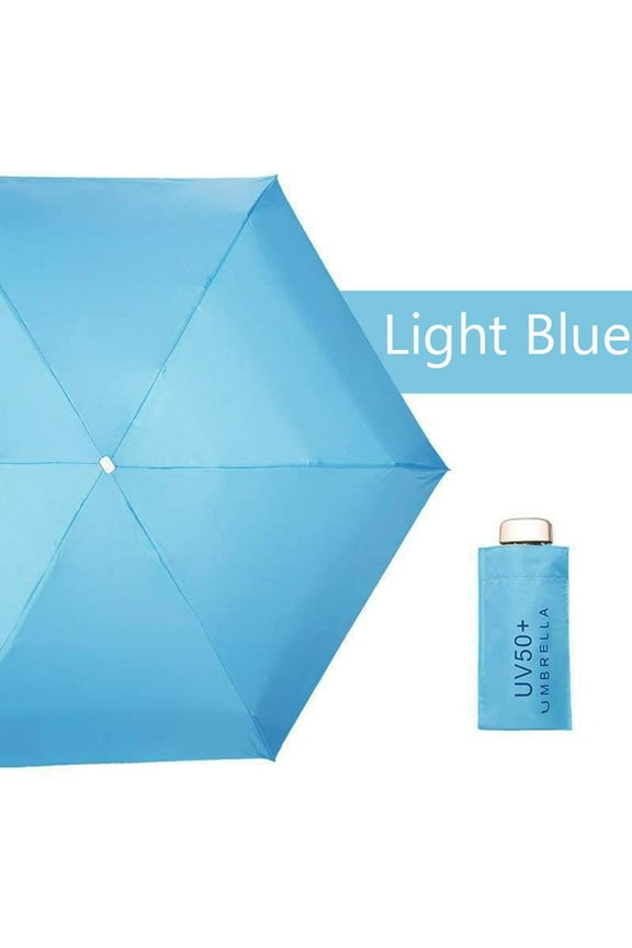 Lightweight Portable Sun Umbrella Compact Design Easy Carrying Folding Anodized Aluminum Alloy for Travel Gifts High-Grade Long Lasting UV Protection Suit for Everyday Use