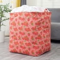 thumbnail image 1 of Vrorvz Linen Storage Bag for Quilts and Jackets with Drawstring and Handle Large Capacity Long Lasting Breathable Canvas for Easy Clothing Storage and Home Organization 19.7"x15.7"x19.7" Red, 1 of 8