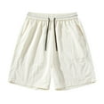 thumbnail image 1 of Vrorvz Mens Beach Short Summer Swimwear Shorts Lightweight Elastic Waist Bathing Suit Shorts with Pockets, 1 of 2