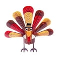 thumbnail image 1 of Vrorvz Metal Turkey Candle Holder Thanksgiving Party Supplies Lifelike Turkey Design with Secure Candle Placement Suit Centerpiece for Thanksgiving 6.3in Multicolor, 1 of 1