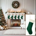 thumbnail image 1 of Vrorvz Personalized Christmas Socks Customized Names for Christmas Decorations Embroidered Stocking Gift Bag Large Capacity for Holiday Gifts Suit for Home Decor Festive Celebrations 18.1in Green, 1 of 8