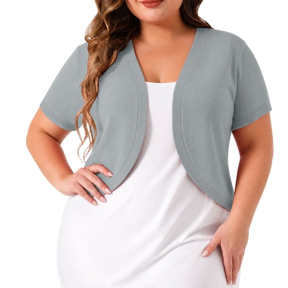 Vrorvz Plus Size Cardigan for Womens Long Sleeve Open Front Tops Casual Soft Flowy Covers up Cardigans with Pocket