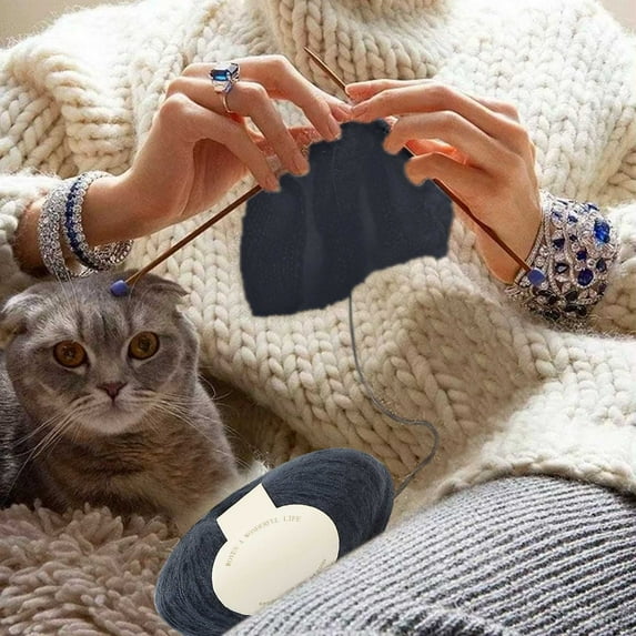 Vrorvz Premium Handcrafted Yarn for DIY Knitting and Crocheting Projects Suit for Scarves Hats Baby Clothes and Sweaters Exceptional Softness and Quality for Artisanal