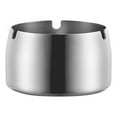 thumbnail image 1 of Vrorvz Round Stainless Steel Ashtray Drop Resistant High Temperature Resistant Dishwasher Safe for Outdoor and Patio Use Easy to Clean Long Lasting Large Design for Cigarettes, 1 of 1