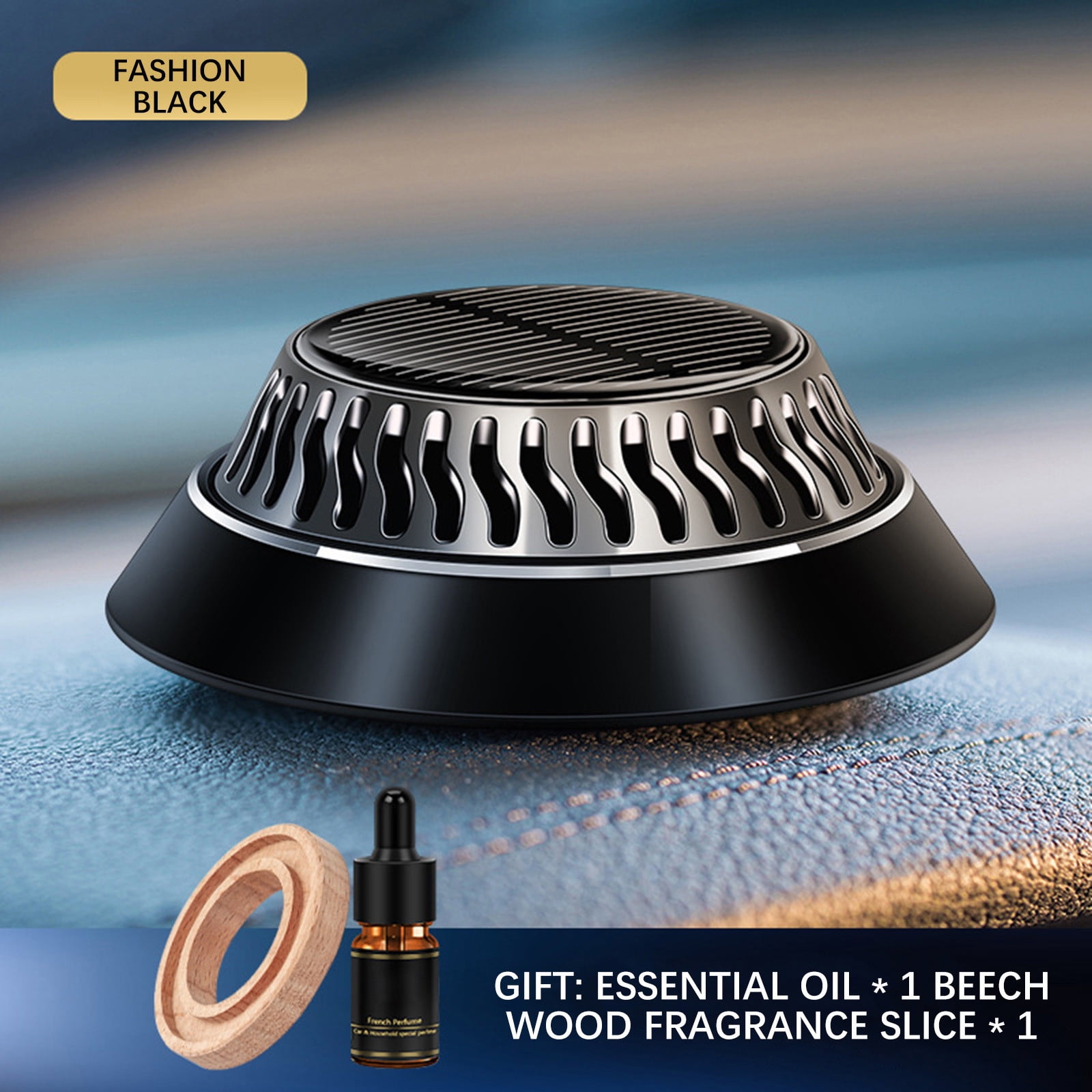 Vrorvz Solar Powered Rotating Car Aromatherapy Diffuser with ...