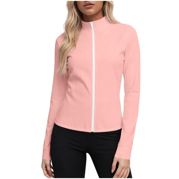 Vrorvz Sun Protection Jacket Womens Long Sleeve Summer Quick Dry Tee Tops Hiking Running Outdoor Clothes