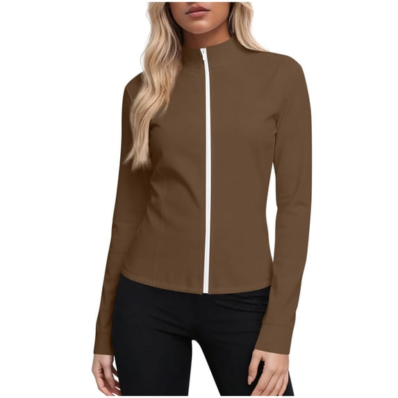 Vrorvz Sun Protection Jacket Womens Long Sleeve Summer Quick Dry Tee Tops Hiking Running Outdoor Clothes