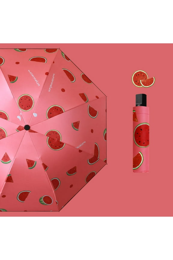 UPF 50 Plus Protection Windproof Travel Umbrella Lightweight Foldable Portable Sunshade Umbrella for Men Women Kids Outdoor Use Compact Design Suit in Bags