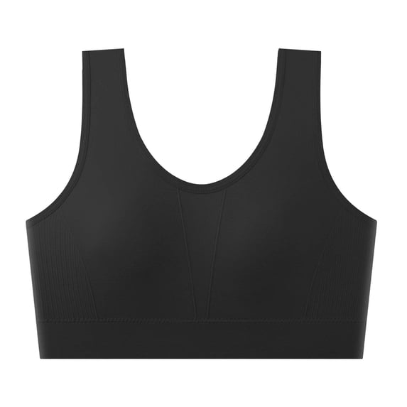 Vrorvz Wireless Bras for Women Wide Straps Bra Supportive Push up Comfortable Tshirts No Underwire Tshirt