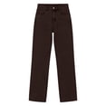 thumbnail image 1 of Vrorvz Womens High Waist Jeans Straight Leg Pants Casual Fashion Denim Pant Women Baggy Trouser, 1 of 4