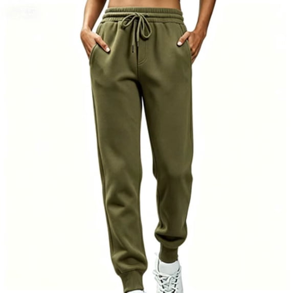 Vrorvz Womens Jogger Sweatpants Drawstring Elastic Waisted Pant Workout Athletic Sweatpant with Pockets