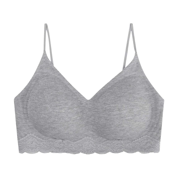 Vrorvz Womens Push up Bras Wireless Seamless Bra Spaghetti Straps Bralette Everyday Casual Fashion Tops