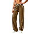 thumbnail image 1 of Vrorvz Womens Sweatpant Drawstring Elastic Waisted Pant Summer Work Athletic Yoga Sweatpants for Ladies, 1 of 5