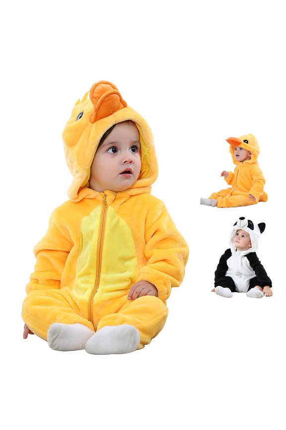 Boys Flannel Bodysuit Baby Class A Crawl Suit Performance Border Outfit for,Sizes 12-18 Months