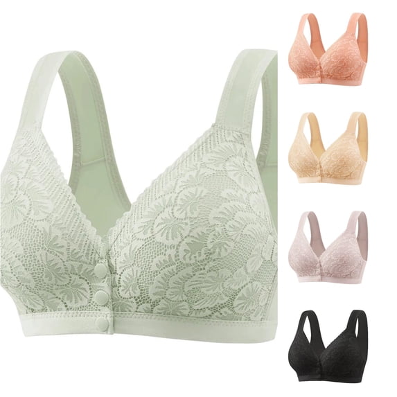 Vrotazzy Comfortable Wireless Front Closure Bra Stylish Tank Top Design for Everyday Wear And