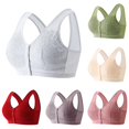thumbnail image 1 of Vrotazzy Front Button Wireless Shaping Bra Lace Non-Underwire Comfort Daily for Senior Women, 1 of 4