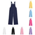 thumbnail image 1 of Vrotazzy Girls Casual Basic Romper Jumpsuit With Pockets for Everyday Playwear – Comfortable Toddler Kids Outfit Versatile All-Season Style, 1 of 4