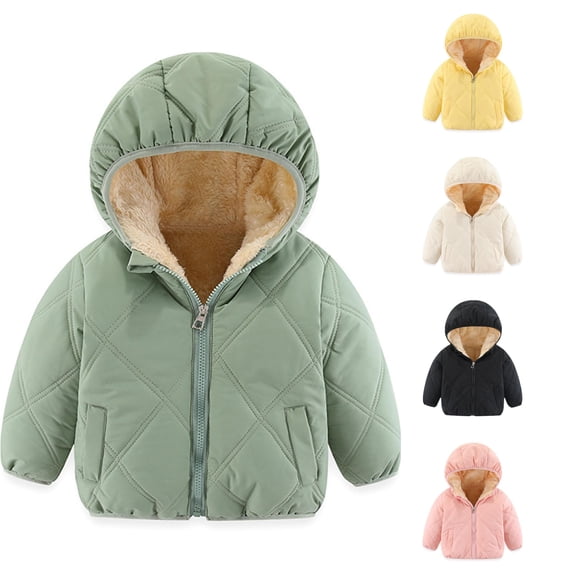 Vrotazzy Girls Down Winter Coats Toddler Outerwear Jackets Boys Warm Clothes for Baby Kids,Sizes 4-5 Years