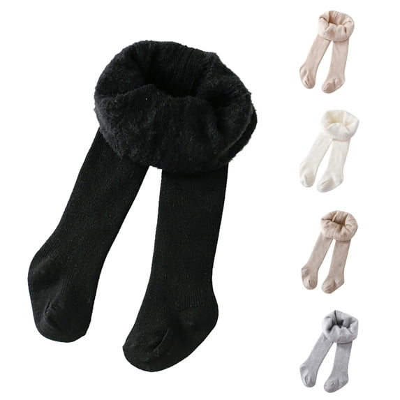Vrotazzy Girls Pants - Toddler Kids Baby Girls Lined Warm Full Length Leggings for Winter and Everyday Wear
