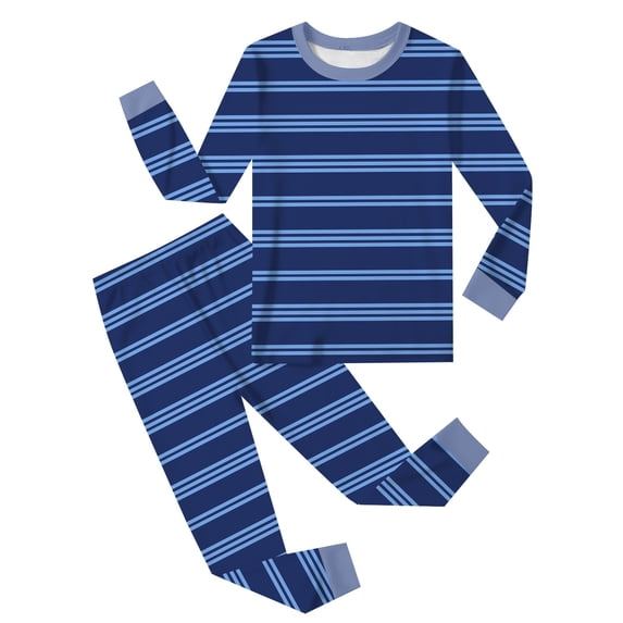 Vrotazzy Girls Summer Pajamas,Boys Set Soft 2 Piece Pajama Outfit Comfortable Round Neck Printed Top Pants for Toddler Children,5-6 Years
