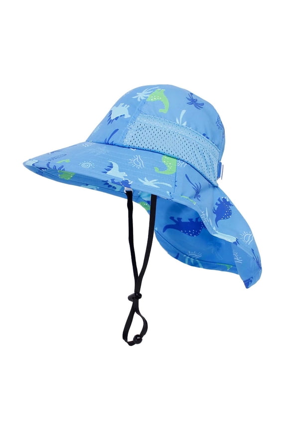 Kids Sun Hat with UPF Wide Brim Adjustable Bucket Hat for Beach Play and Outdoor Activities,Size L