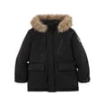 thumbnail image 1 of Vrotazzy Large Collar Children’s Down Padded Jacket Mid Length Style Thickened Hooded Coat for Boys Girls, 1 of 9