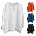 thumbnail image 1 of Vrotazzy Men's Dress Shirts - Sleeve T Long Casual Solid Comfy Brief Color Breathable Mens Shirt Loose Blouse Men's Blouse, 1 of 5