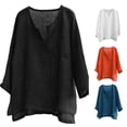 thumbnail image 1 of Vrotazzy Men's Dress Shirts - Sleeve T Long Casual Solid Comfy Brief Color Breathable Mens Shirt Loose Blouse Men's Blouse, 1 of 7