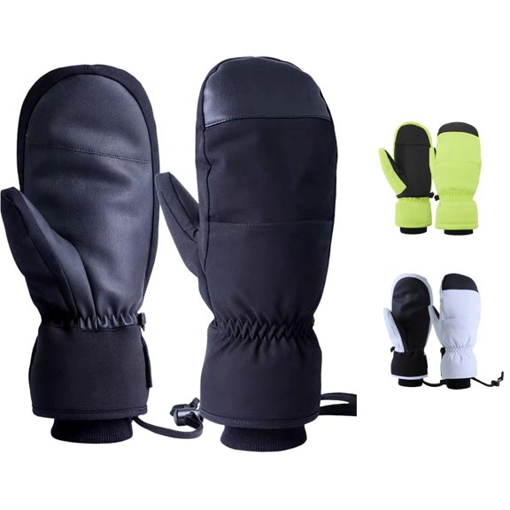 Vrotazzy Men's Ski Winter Snowboard Warm Screen Cold Weather Blocking Design,Sizes M