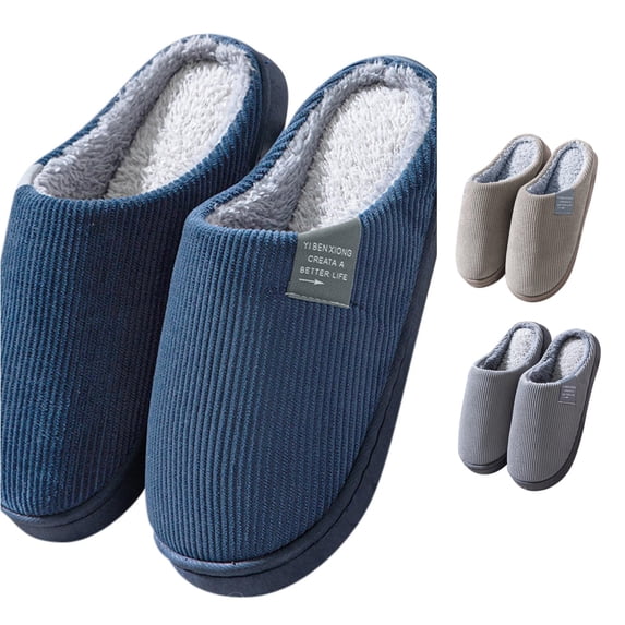 Vrotazzy Men's Slipper for Men Cozy Soft -on Flip Flop Comfortable Indoor Slipper with Comfort
