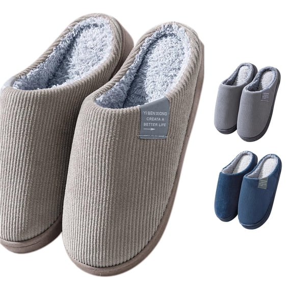 Vrotazzy Men's Slipper for Men Cozy Soft -on Flip Flop Comfortable Indoor Slipper with Comfort