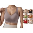 thumbnail image 1 of Vrotazzy Seamless Comfort Bras for Full Coverage Wireless T Shirt Bra With Support Everyday Wear,Sizes 4XL, 1 of 4