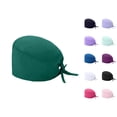 thumbnail image 1 of Vrotazzy Solid Baseball Cap With Sweatband for Unisex Fashion Work Scrub Hats, 1 of 2