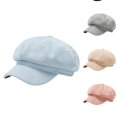 thumbnail image 1 of Vrotazzy Solid Eight Beret Hat for Small Face Versatile Daily Fashion Classic, 1 of 4