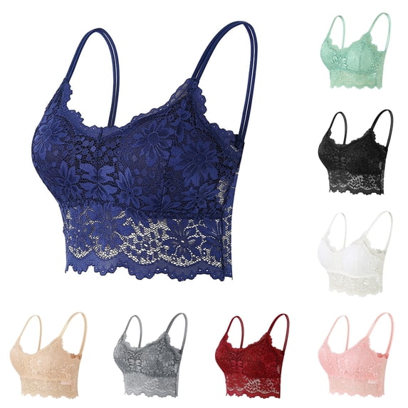 Vrotazzy Strapless 1 Piece Bra Summer Bandeau Plus Size Comfort Wireless Padded Top for Women Seamless Lift Supportive Breathable